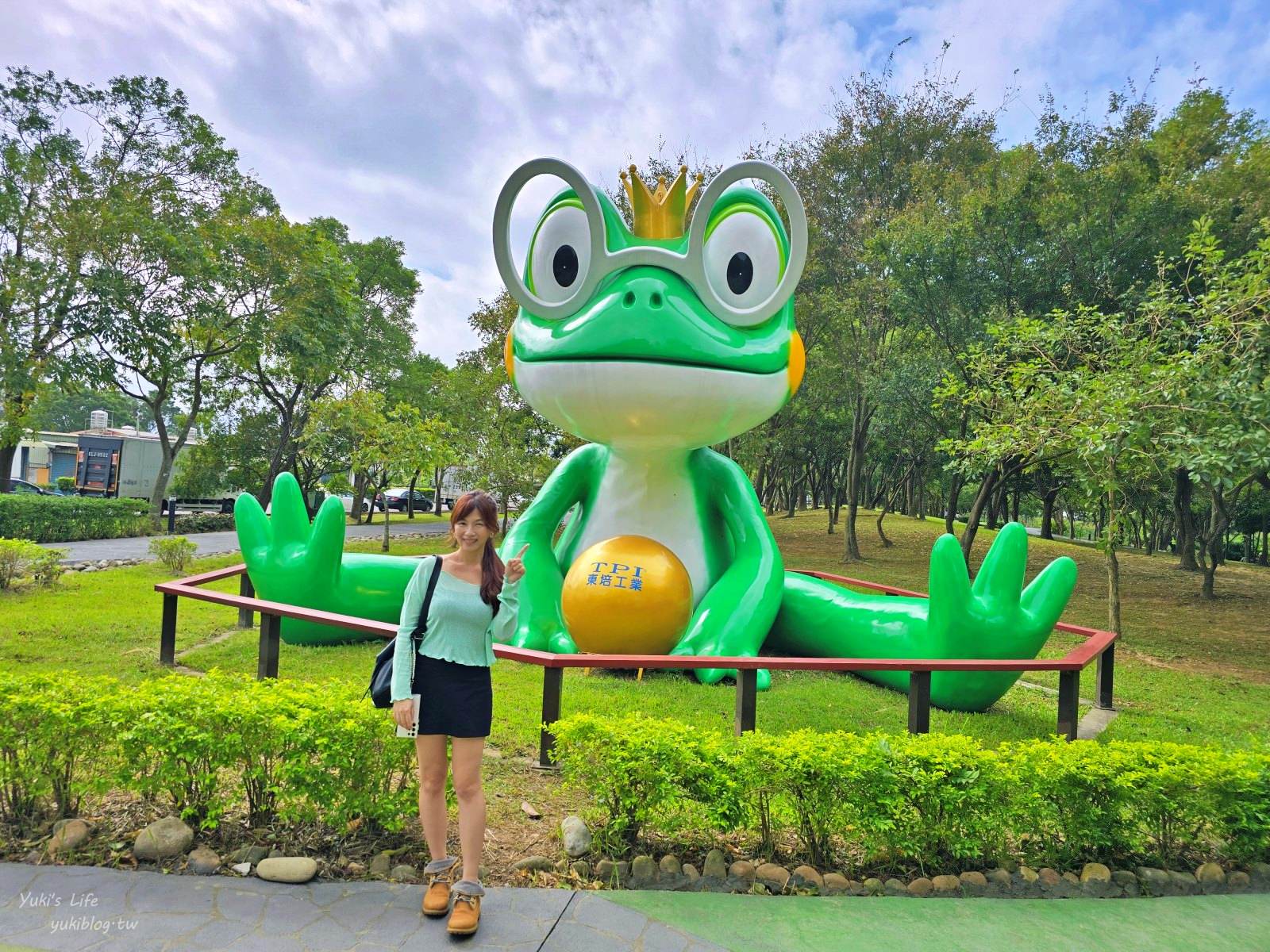 桃園八德景點【八德埤塘自然生態公園】免門票看鴨子餵魚好去處！野餐喝咖啡都OK～