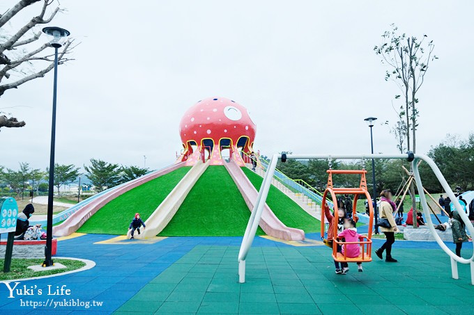 NEW苗栗景點【貓裏喵親子公園】章魚溜滑梯八爪都可以溜！扇形貝殼滑梯×超大沙坑×野餐～放假就來這裡玩 - yuki.tw