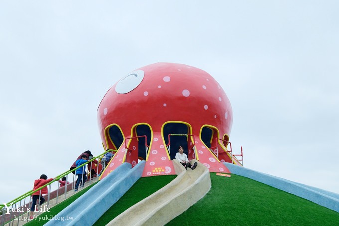 NEW苗栗景點【貓裏喵親子公園】章魚溜滑梯八爪都可以溜！扇形貝殼滑梯×超大沙坑×野餐～放假就來這裡玩 - yuki.tw