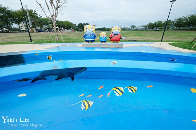 NEW苗栗景點【貓裏喵親子公園】章魚溜滑梯八爪都可以溜！扇形貝殼滑梯×超大沙坑×野餐～放假就來這裡玩 - yuki.tw