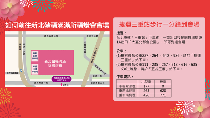 最新【2019新北市豬福滿滿】逛燈會迺夜市×免費碰碰豬親子滾燈超好玩！(活動日期、交通、地點) - yuki.tw