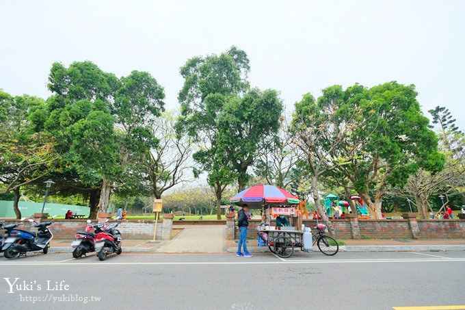 桃園親子景點【大溪埔頂公園】超美花海盛開×野餐好去處×大草皮溜滑梯×大溪老街順遊行程 - yuki.tw