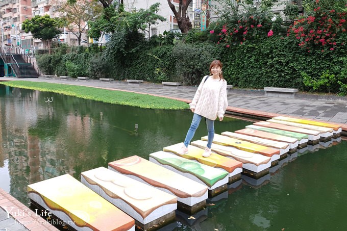 新北親子景點【中港大排親水公園】積木橋×立體彩繪拍照去！(交通、停車、拍照點攻略) - yuki.tw