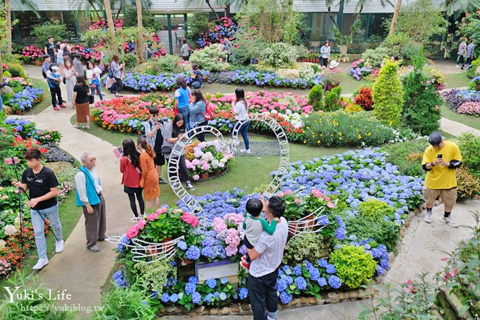 苗栗親子景點【花露休閒農場】繡球花季×玻璃花屋新登場~夢幻雨林景觀餐廳超浪漫 - yuki.tw