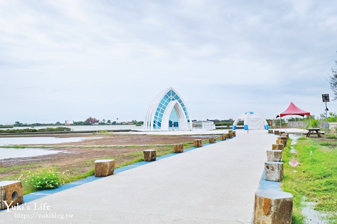 台南免費景點【北門婚紗美地】水晶教堂必拍x遊客中心浪漫3D彩繪拍不完 - yuki.tw