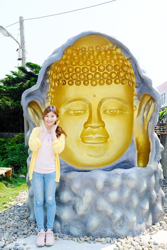 雲林免費親子景點《萡子寮喔熊藝術村》凹雕轉頭佛祖×神仙3D4D彩繪×彌勒達摩雙面畫 - yuki.tw