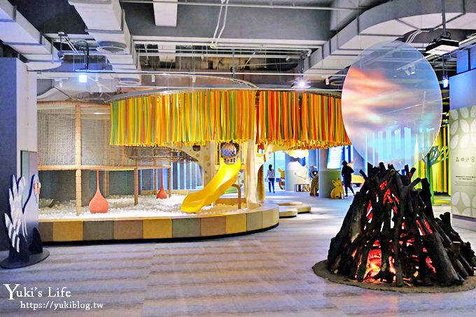 台南親子景點【南科考古館】這裡有球池兒童廳可以玩！繪本風拍照打卡點！