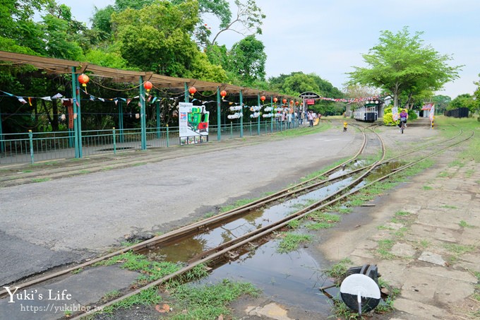 嘉義景點》蒜頭糖廠蔗埕文化園區~親子搭五分仔小火車，吃冰散步加美拍 - yuki.tw