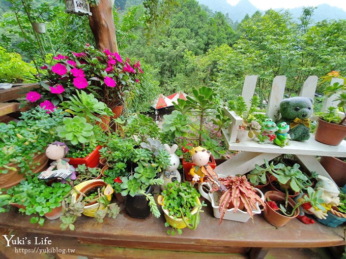 苗栗景點【碧絡角花園咖啡】蘑菇屋繡球花步道也太夢幻×南庄賞花下午茶親子好去處 - yuki.tw