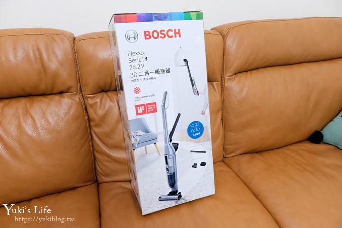 Bosch淨擊二合一無線吸塵器》55分鐘長效續航×免靠牆、變換手持輕巧打掃超靈活(BCH3252TW) - yuki.tw