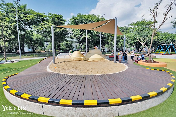 特色公園超好玩！華山大草原遊戲場～滑索、水沙世界、煙囪遊戲塔溜滑梯~親子野餐好去處！ - yuki.tw