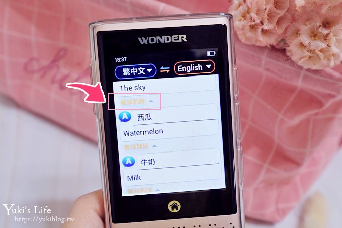 出國必備【WONDER旺德 拍照翻譯機】45種語言雙向互譯×精準快速！有影片測試(WM-T168W) - yuki.tw