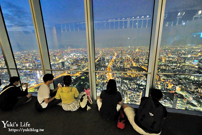 大阪景點【阿倍野展望台Harukas300】天空花火×夜景必訪60樓空中迴廊 - yuki.tw