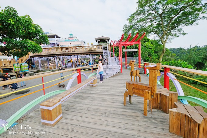 南投親子景點【星月天空夜景景觀餐廳】草泥馬×U型溜滑梯×鸚鵡秀表演 - yuki.tw