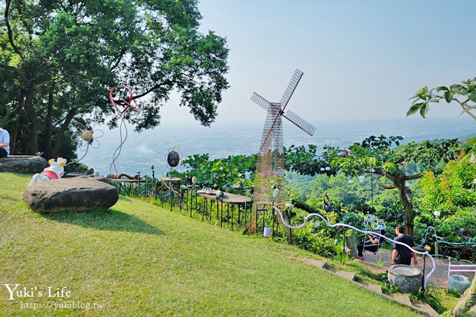 南投親子景點【星月天空夜景景觀餐廳】草泥馬×U型溜滑梯×鸚鵡秀表演 - yuki.tw