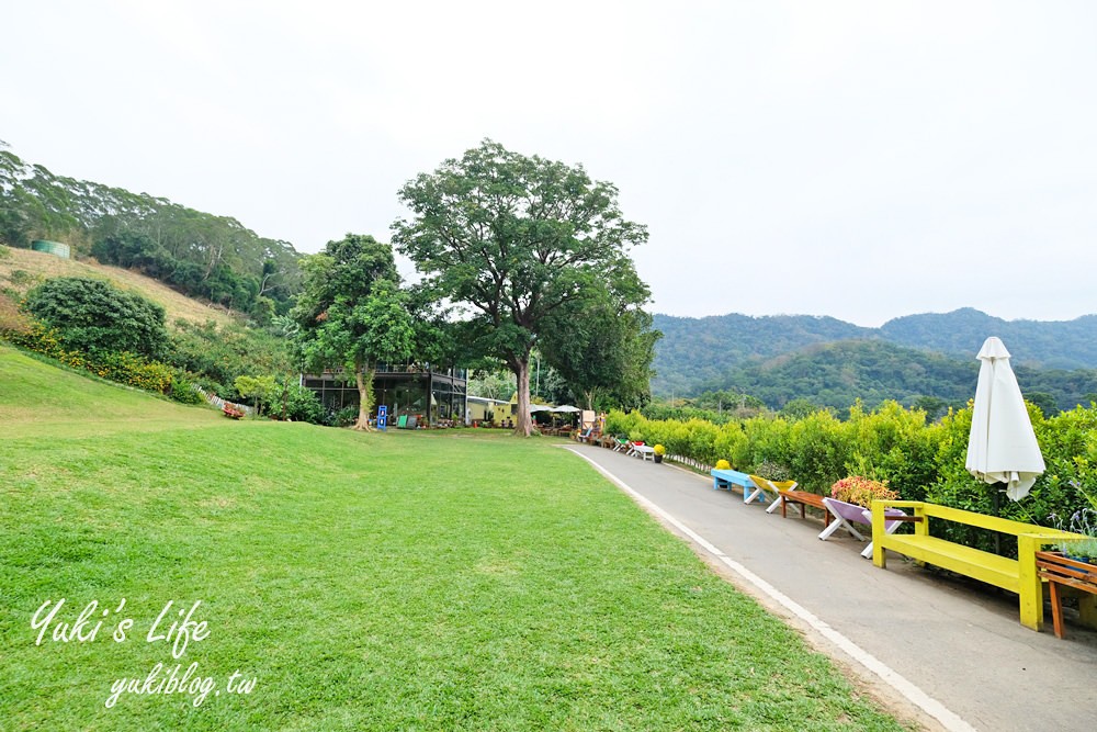 苗栗親子景點【橙香森林】餵兔子大草皮玻璃景觀餐廳×採果森林樂園×美拍約會好去處！ - yuki.tw