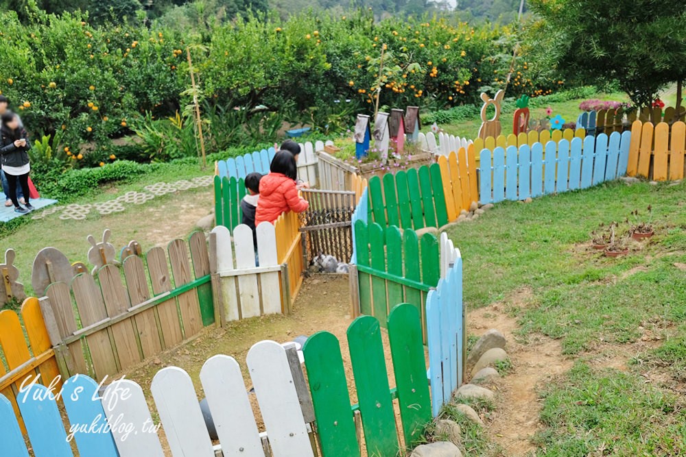 苗栗親子景點【橙香森林】餵兔子大草皮玻璃景觀餐廳×採果森林樂園×美拍約會好去處！ - yuki.tw