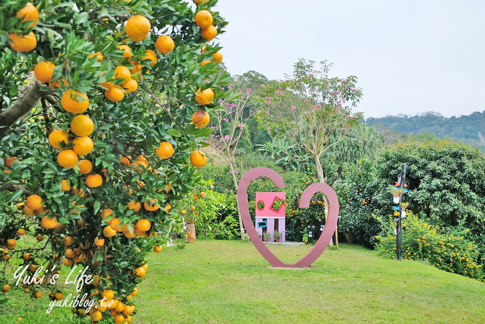 苗栗親子景點【橙香森林】餵兔子大草皮玻璃景觀餐廳×採果森林樂園×美拍約會好去處！ - yuki.tw