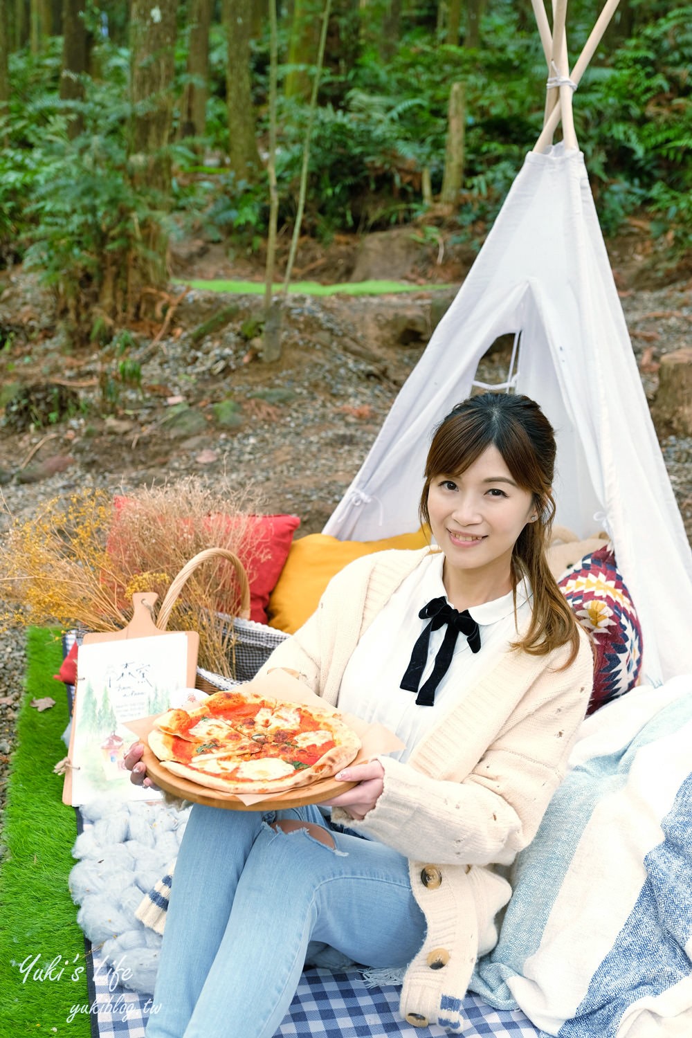 新竹美食景點【森窯have a Picnic】迷霧森林野餐吃pizza×網美、親子體驗自然冒險場 - yuki.tw