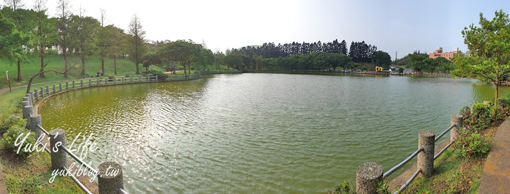 體育大學志清湖》湖中土地公廟！大草皮超愜意，好停車還能免費逛文物館 - yuki.tw