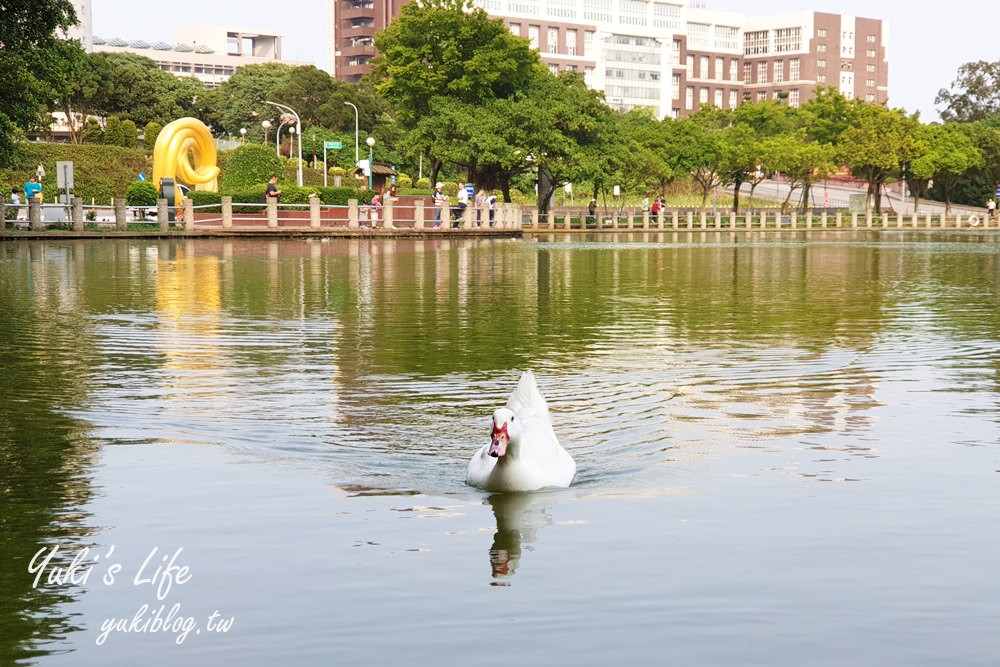 體育大學志清湖》湖中土地公廟！大草皮超愜意，好停車還能免費逛文物館 - yuki.tw