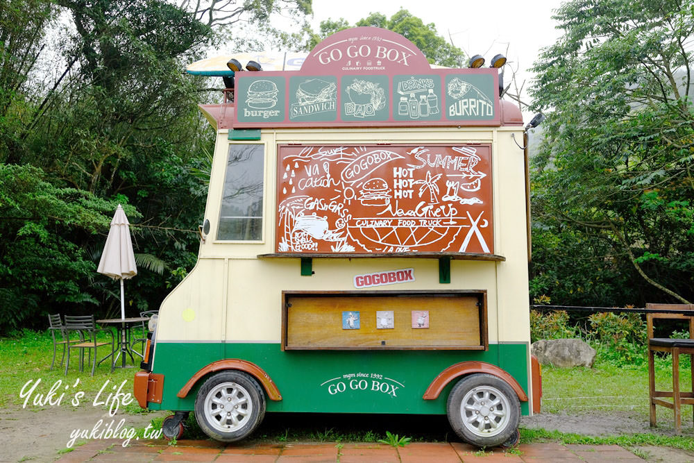 桃園大溪美食【GOGOBOX餐車誌】美式餐車草地野餐吹泡泡×下午茶約會場地～ - yuki.tw