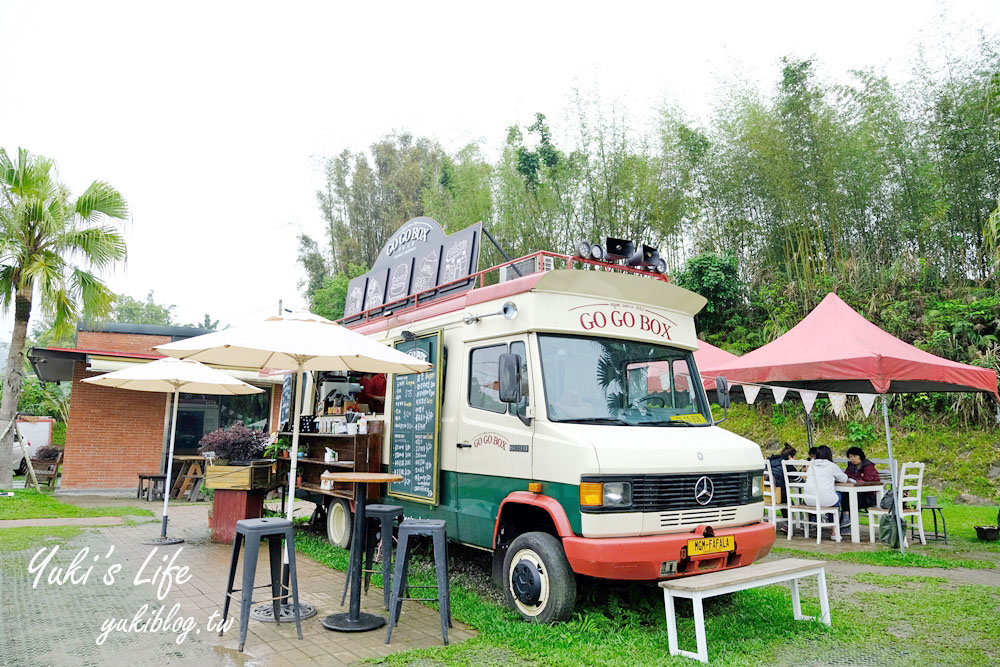 桃園大溪美食【GOGOBOX餐車誌】美式餐車草地野餐吹泡泡×下午茶約會場地～ - yuki.tw