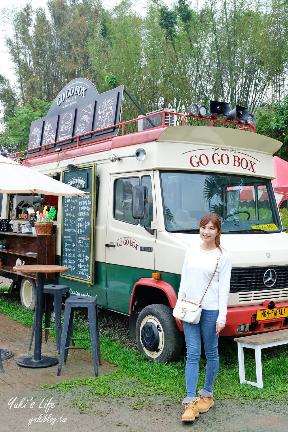 桃園大溪美食【GOGOBOX餐車誌】美式餐車草地野餐吹泡泡×下午茶約會場地～ - yuki.tw