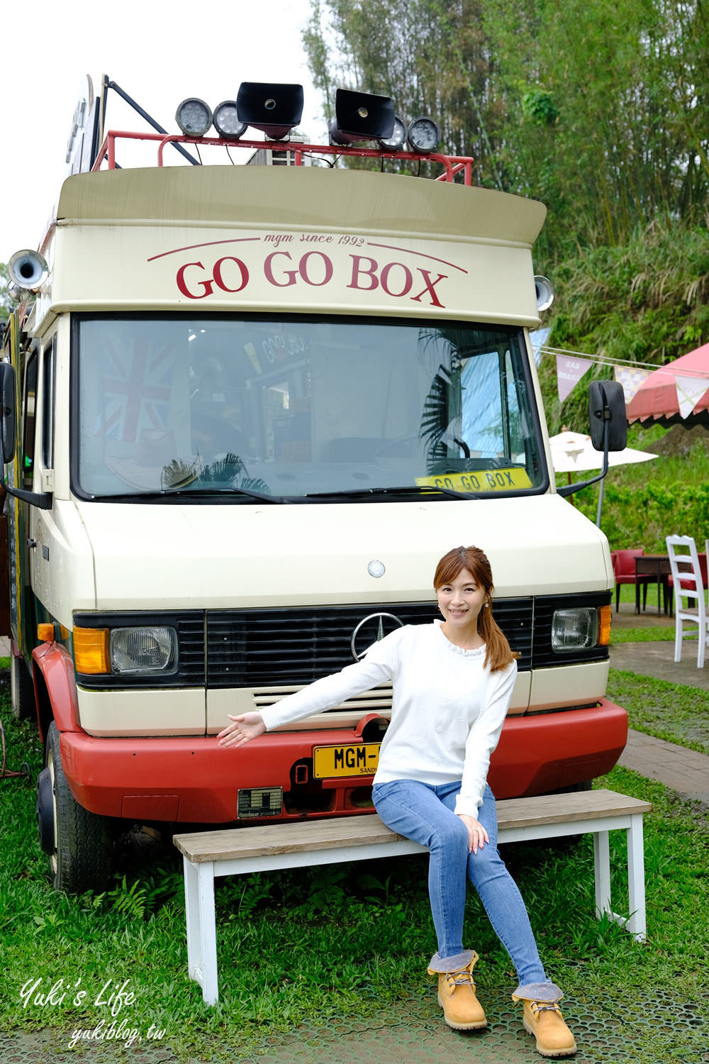 桃園大溪美食【GOGOBOX餐車誌】美式餐車草地野餐吹泡泡×下午茶約會場地～ - yuki.tw