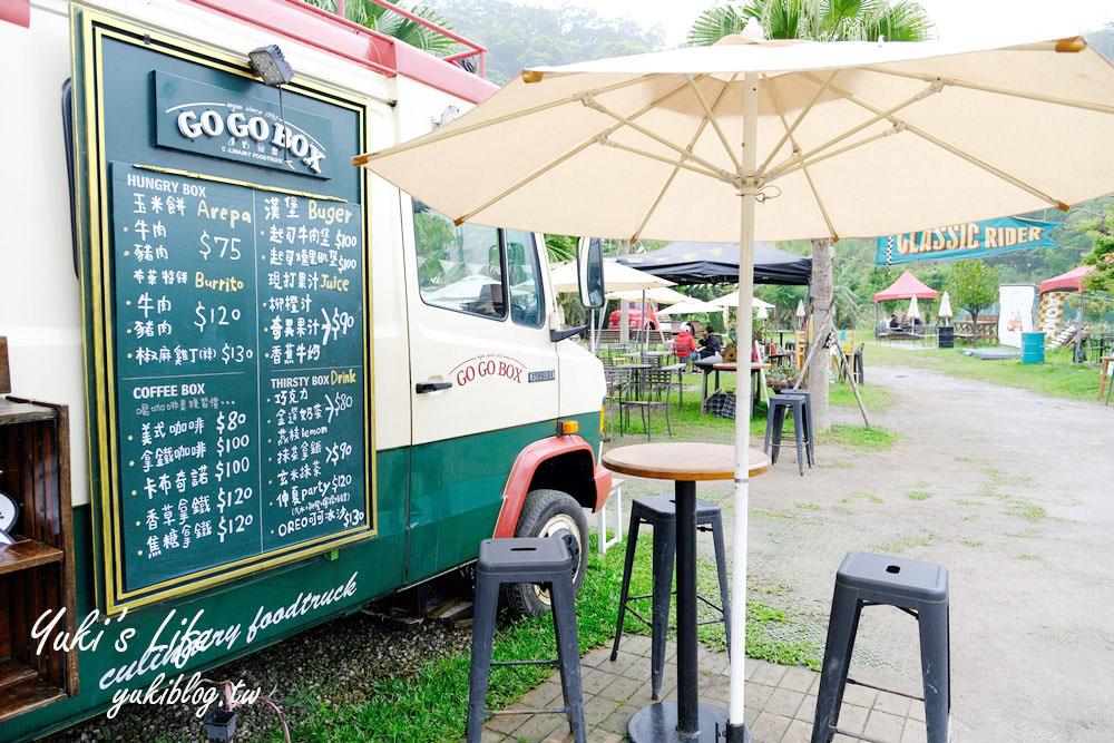 桃園大溪美食【GOGOBOX餐車誌】美式餐車草地野餐吹泡泡×下午茶約會場地～ - yuki.tw