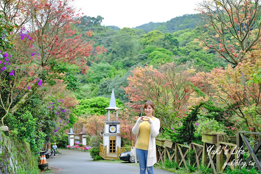 士林台北奧萬大》陽明山賞楓、繡球花、森林親水避暑、小木屋簡餐下午茶 - yuki.tw