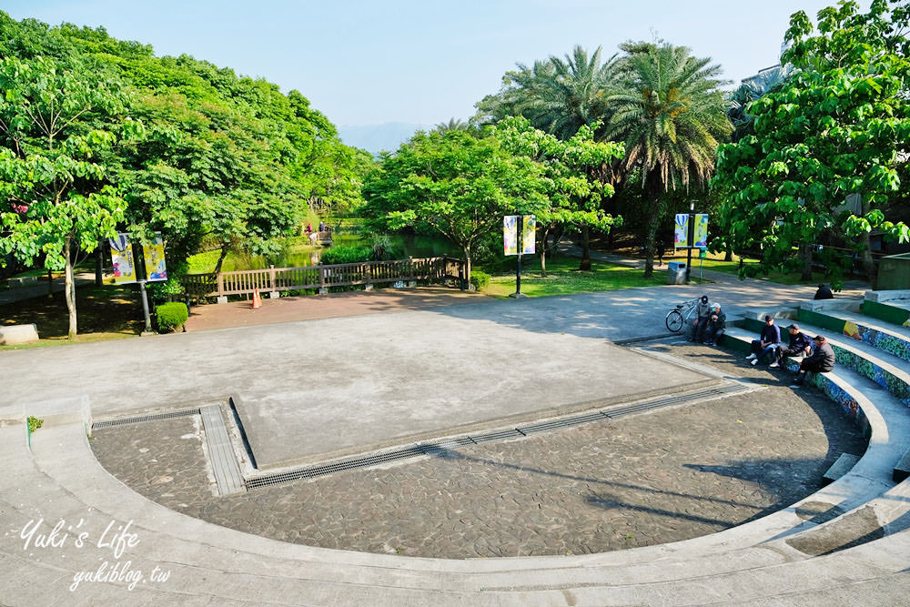 親子景點【桃園市客家文化館】賞油桐花×3D彩繪×公園散步餵魚好去處！ - yuki.tw