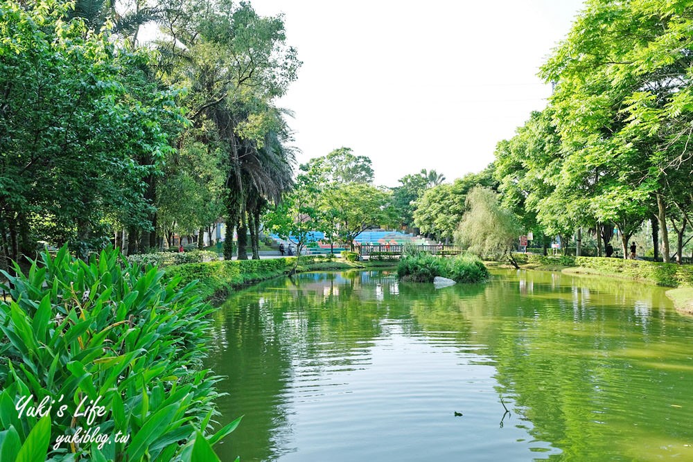 親子景點【桃園市客家文化館】賞油桐花×3D彩繪×公園散步餵魚好去處！ - yuki.tw