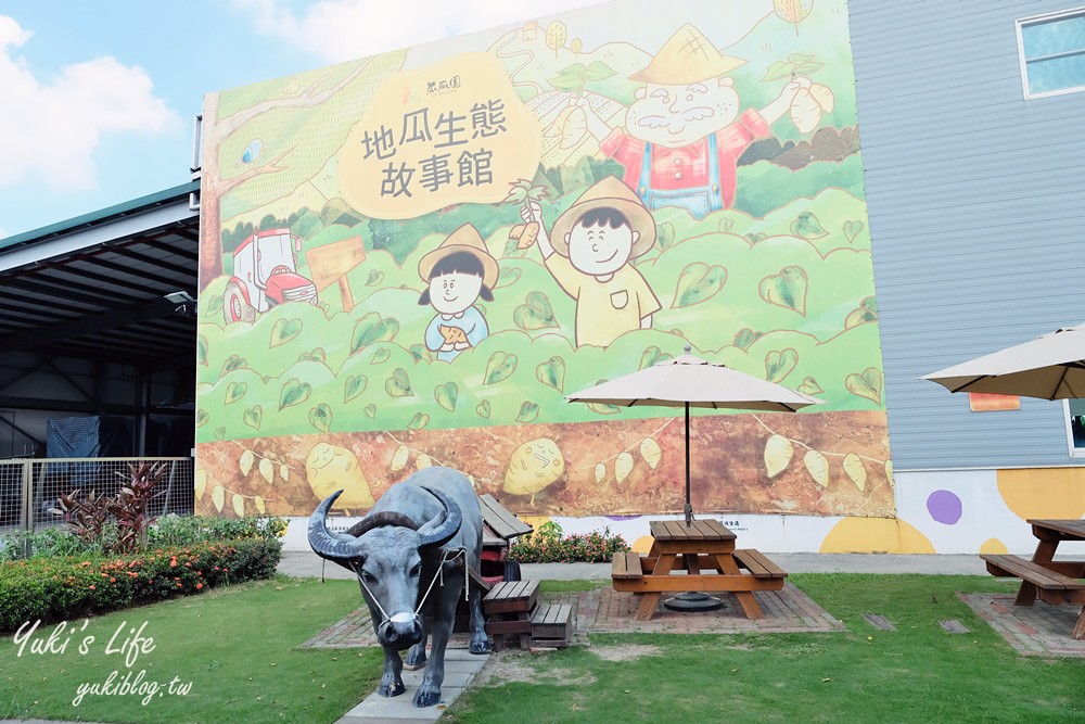 台南景點┃瓜瓜園地瓜生態故事館┃免門票親子好去處，好吃好玩跟大番薯拍照 - yuki.tw