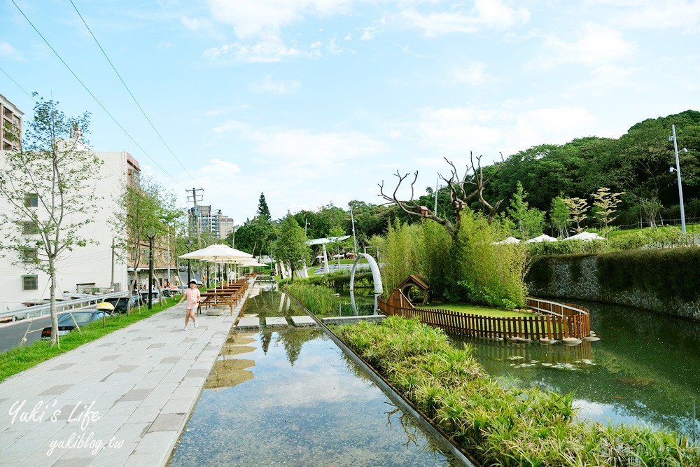 桃園親子景點【大有梯田生態公園】全國首創梯田公園!共融式森林遊戲區~玩水、野餐、冒險桃戰場! - yuki.tw