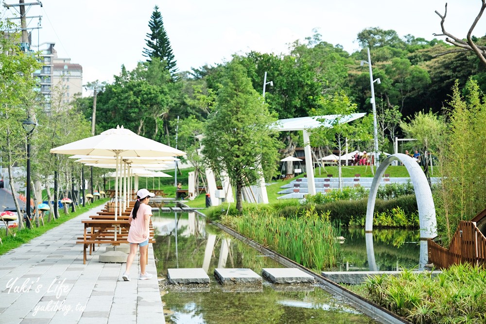 桃園親子景點【大有梯田生態公園】全國首創梯田公園!共融式森林遊戲區~玩水、野餐、冒險桃戰場! - yuki.tw