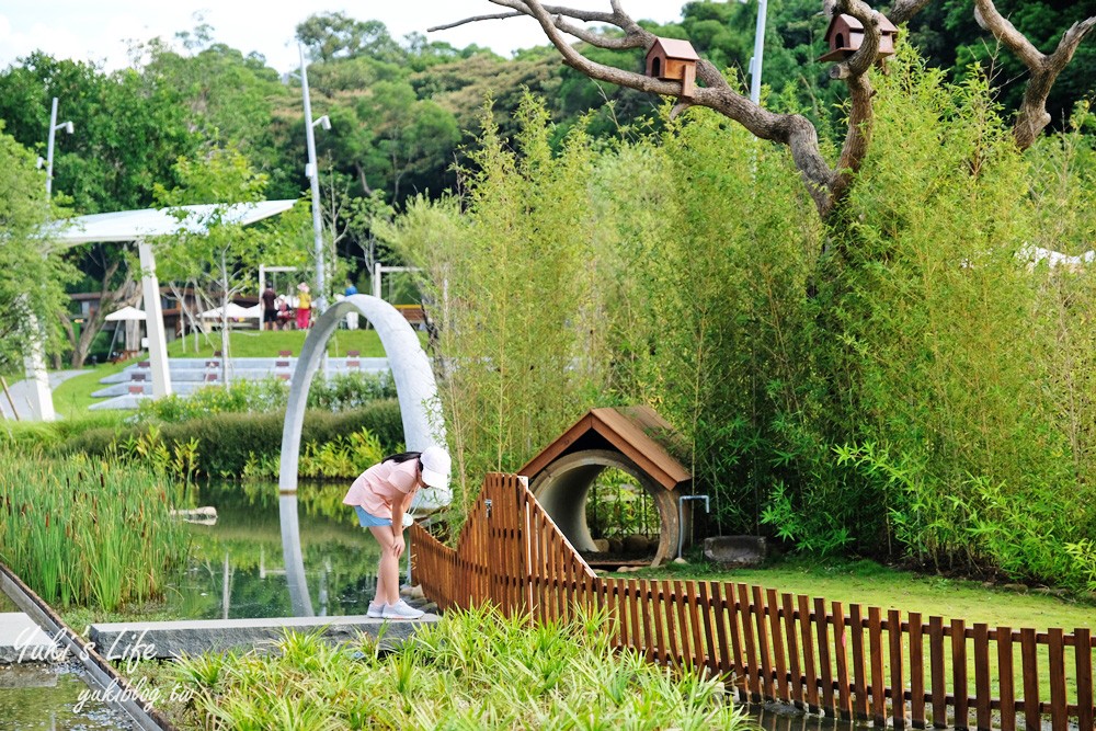 桃園親子景點【大有梯田生態公園】全國首創梯田公園!共融式森林遊戲區~玩水、野餐、冒險桃戰場! - yuki.tw