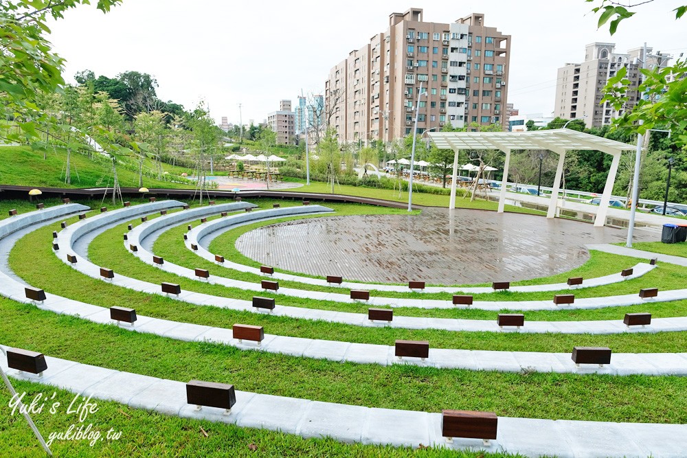 桃園親子景點【大有梯田生態公園】全國首創梯田公園!共融式森林遊戲區~玩水、野餐、冒險桃戰場! - yuki.tw