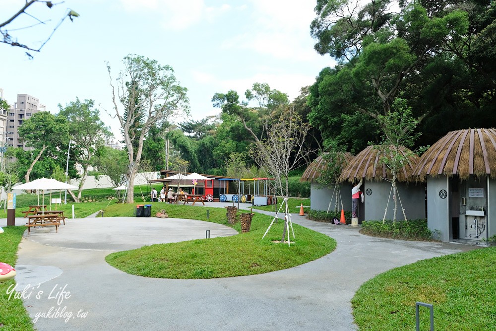 桃園親子景點【大有梯田生態公園】全國首創梯田公園!共融式森林遊戲區~玩水、野餐、冒險桃戰場! - yuki.tw