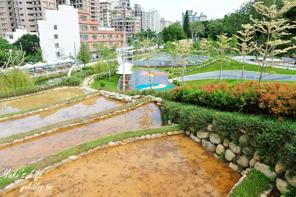 桃園親子景點【大有梯田生態公園】全國首創梯田公園!共融式森林遊戲區~玩水、野餐、冒險桃戰場! - yuki.tw