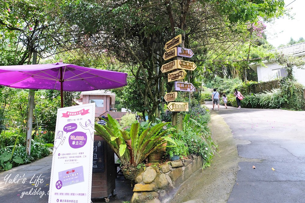 台中新社景點【薰衣草森林】森林旋轉木馬秘境~紫色浪漫花園~約會景觀餐廳 - yuki.tw