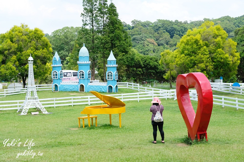 桃園大溪親子景點【富田花園農場】餵草泥馬餵小豬 浪漫水晶教堂 草泥馬冰棒 - yuki.tw