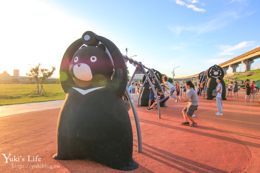 台北親子景點┃新北大都會公園「熊猴森樂園」全台最大31座溜滑梯！捷運三重站特色公園 - yuki.tw