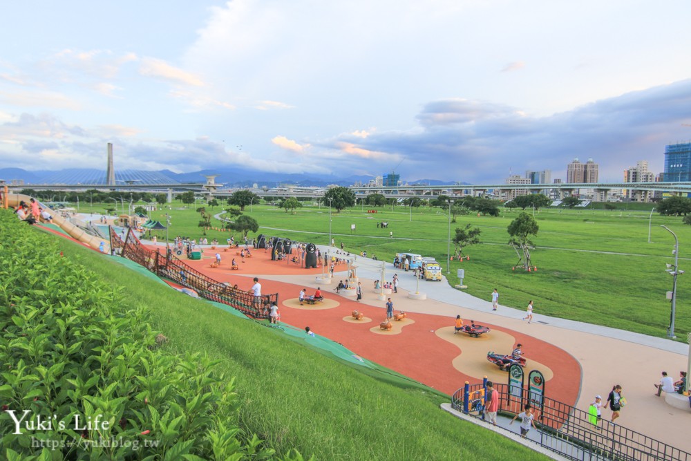 台北親子景點┃新北大都會公園「熊猴森樂園」全台最大31座溜滑梯！捷運三重站特色公園 - yuki.tw