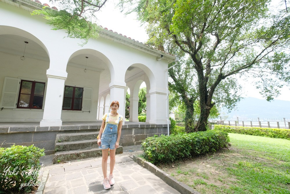 新北景點┃淡水小白宮┃白色歐風洋樓賞河景，新北市民免門票