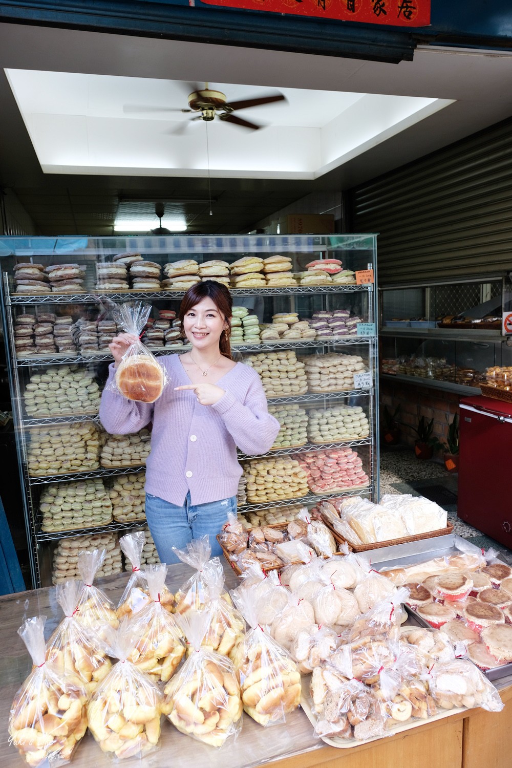 繽紛台式馬卡龍打卡櫥窗太誇張『惠豐麵包店』比臉大馬卡龍真的沒吃過! - yuki.tw