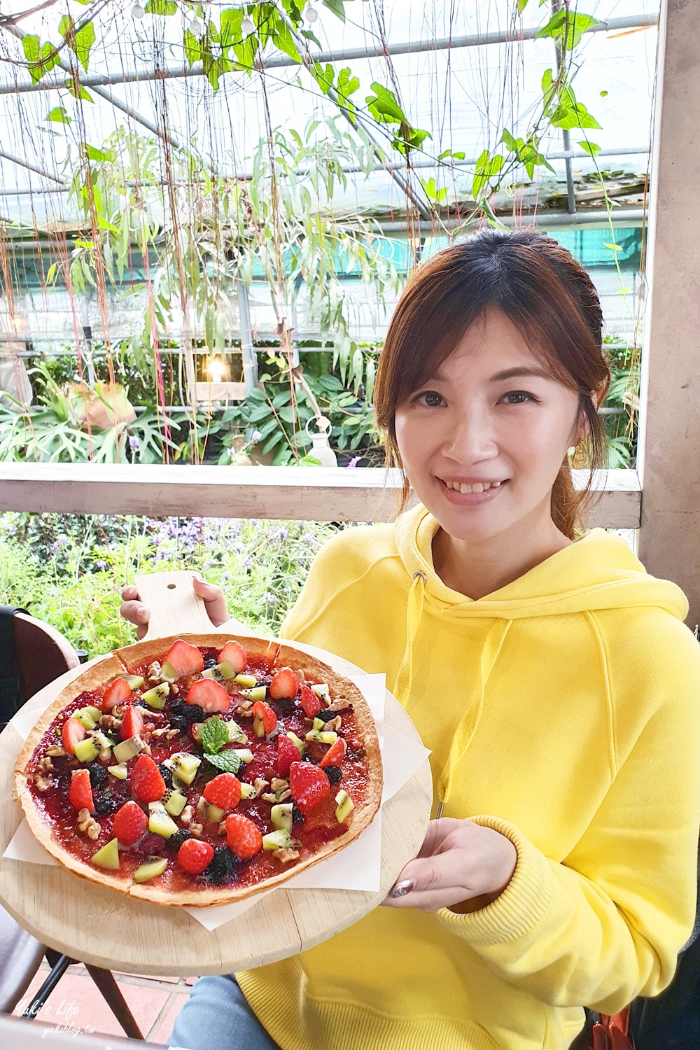 內湖莓圃休閒農園，紫色吊橋踏青舒壓~超美小花園愜意吃草莓pizza - yuki.tw