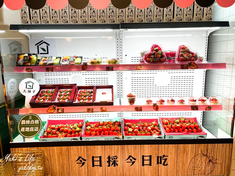 台北美食【大苑子市府夢想店】滿滿草莓冰品飲品新上市~這太浮誇了(捷運市政府站) - yuki.tw