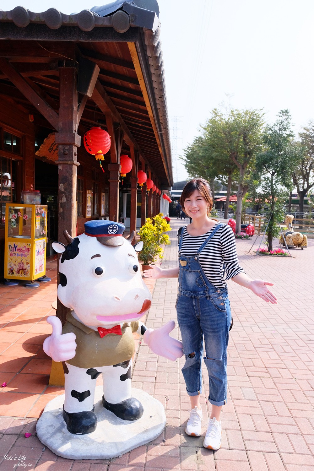 台南親子景點》八老爺車站乳牛的家~懷舊景點搭五分車、餵動物 - yuki.tw