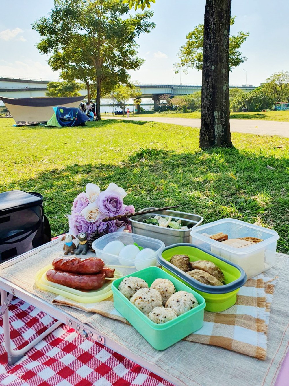 免費親子景點》浮洲藝術河濱公園vs羊咩咩的家～野餐大草皮，停車方便，騎腳踏車一日遊 - yuki.tw